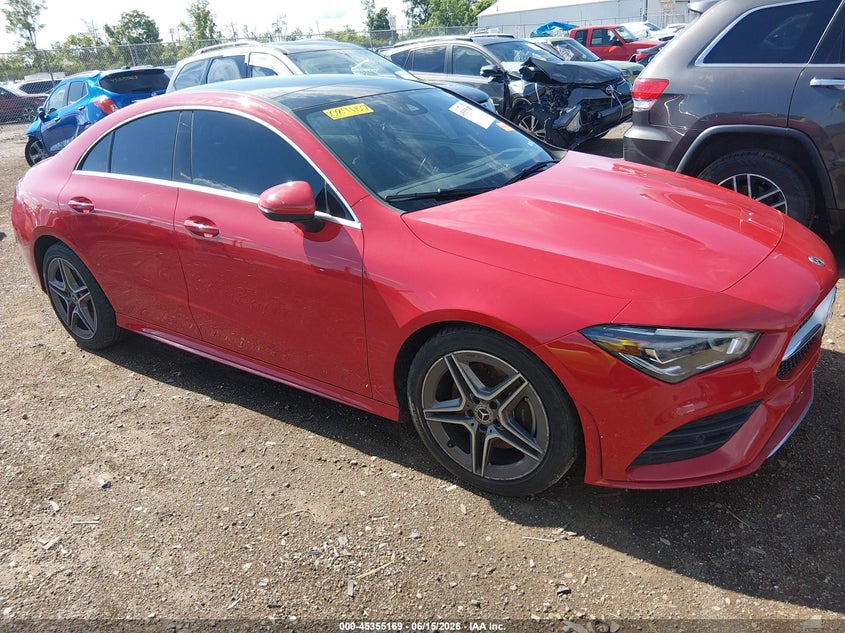 2020 Mercedes-benz Cla-klasse VIN W1K5J4HB8LN087157 IAAI salvage auction — FRONT END, Salvage (Ohio), sold $9,050 on 2026-07-09 (photo 1)