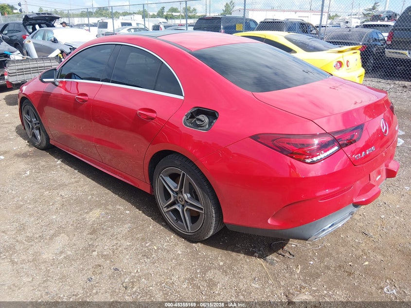 2020 Mercedes-benz Cla-klasse VIN W1K5J4HB8LN087157 IAAI salvage auction — FRONT END, Salvage (Ohio), sold $9,050 on 2026-07-09 (photo 3)