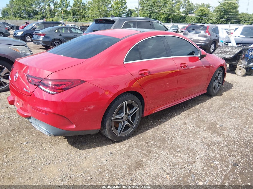 2020 Mercedes-benz Cla-klasse VIN W1K5J4HB8LN087157 IAAI salvage auction — FRONT END, Salvage (Ohio), sold $9,050 on 2026-07-09 (photo 4)