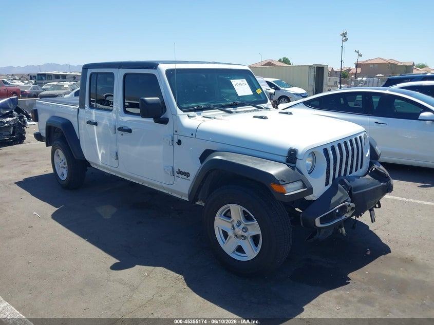 2023 Jeep Gladiator VIN 1C6HJTAG9PL523840 IAAI salvage auction — FRONT END, Salvage Title, sold $11,000 on 2026-07-10 (photo 1)