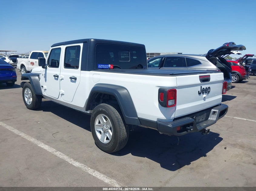 2023 Jeep Gladiator VIN 1C6HJTAG9PL523840 IAAI salvage auction — FRONT END, Salvage Title, sold $11,000 on 2026-07-10 (photo 3)
