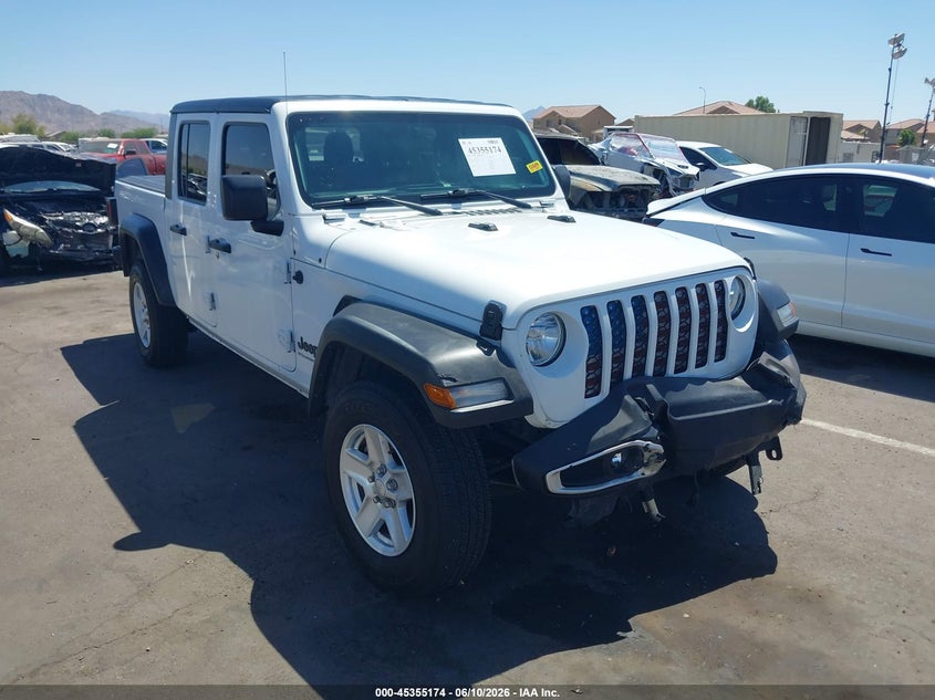2023 Jeep Gladiator VIN 1C6HJTAG9PL523840 IAAI salvage auction — FRONT END, Salvage Title, sold $11,000 on 2026-07-10 (photo 6)