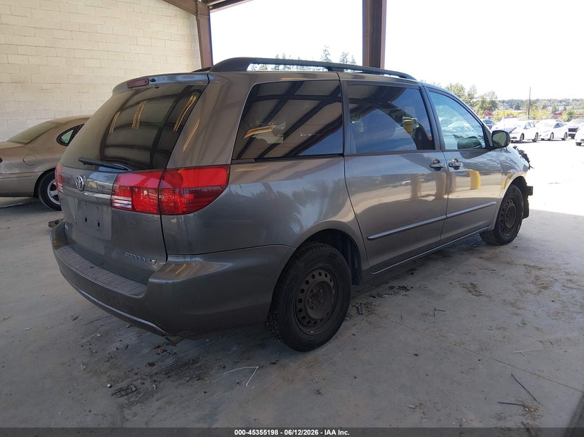 2005 Toyota Sienna VIN 5TDZA23C95S275814 IAAI salvage auction — FRONT END, Bill Of Sale (Washington), sold $325 on 2026-07-22 (photo 4)