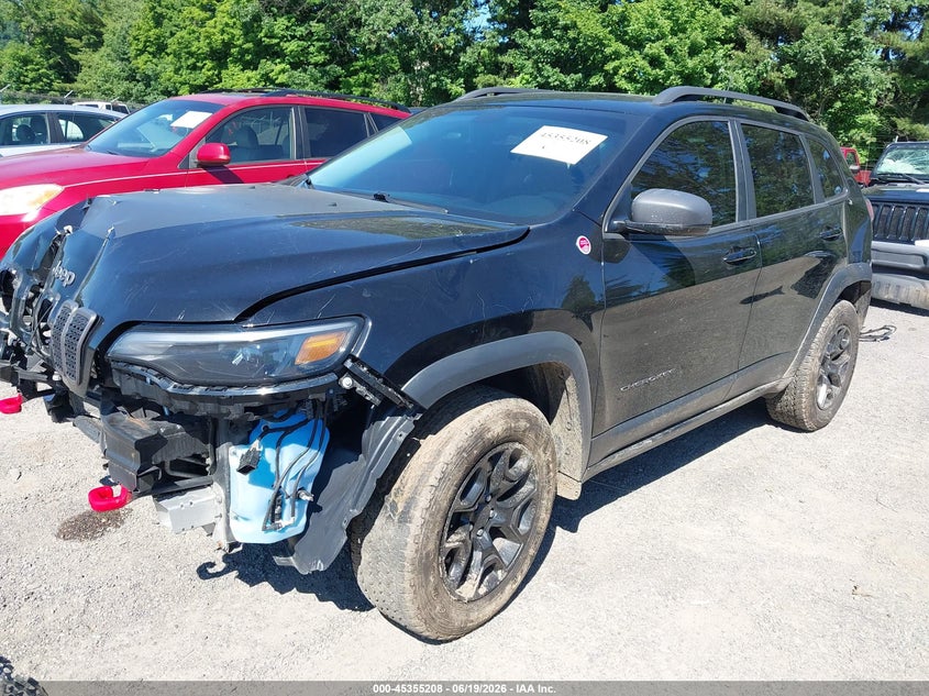 2019 Jeep Cherokee VIN 1C4PJMBX3KD257470 IAAI salvage auction — FRONT END, Salvage Title, sold $1,500 on 2026-08-29 (photo 2)