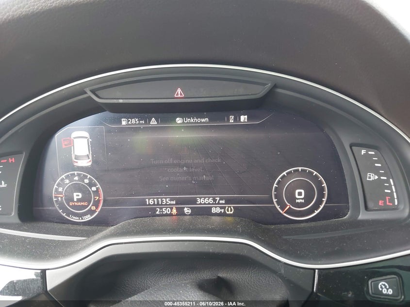 2018 Audi Q7 VIN WA1VAAF78JD037878 IAAI salvage auction — RIGHT FRONT, Salvage Title, sold $50 on 2026-07-29 (photo 7)