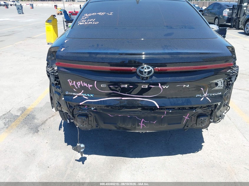 2024 Toyota Crown VIN JTDAFAAF1R3009510 IAAI salvage auction — REAR END, Salvage (California), sold $16,900 on 2026-07-13 (photo 6)