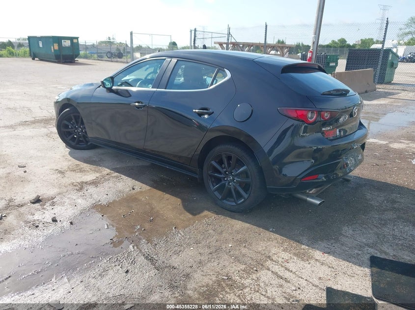 2024 Mazda 3 VIN JM1BPAKM6R1713017 IAAI salvage auction — RIGHT SIDE, Clear Claim Paid (Wisconsin), sold $375 on 2026-07-28 (photo 3)