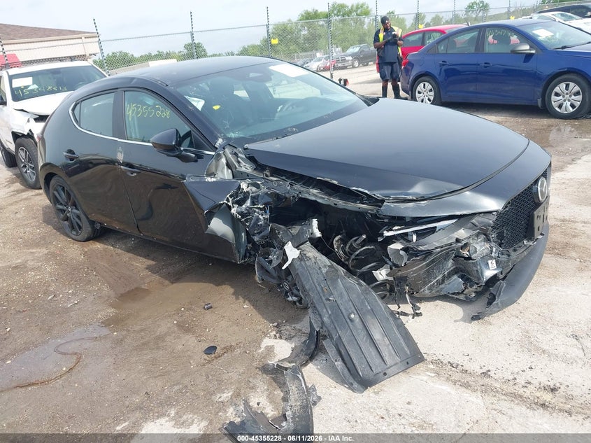 2024 Mazda 3 VIN JM1BPAKM6R1713017 IAAI salvage auction — RIGHT SIDE, Clear Claim Paid (Wisconsin), sold $375 on 2026-07-28 (photo 6)