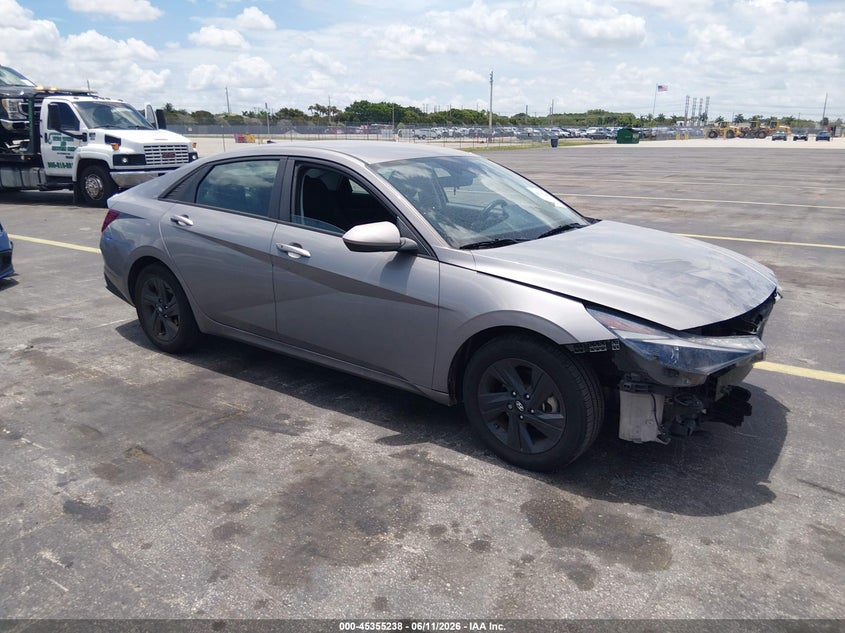 2023 Hyundai Elantra VIN KMHLM4AG3PU628606 IAAI salvage auction — LEFT FRONT, Certificate Of Destruction (Florida), sold $4,000 on 2026-07-30 (photo 1)