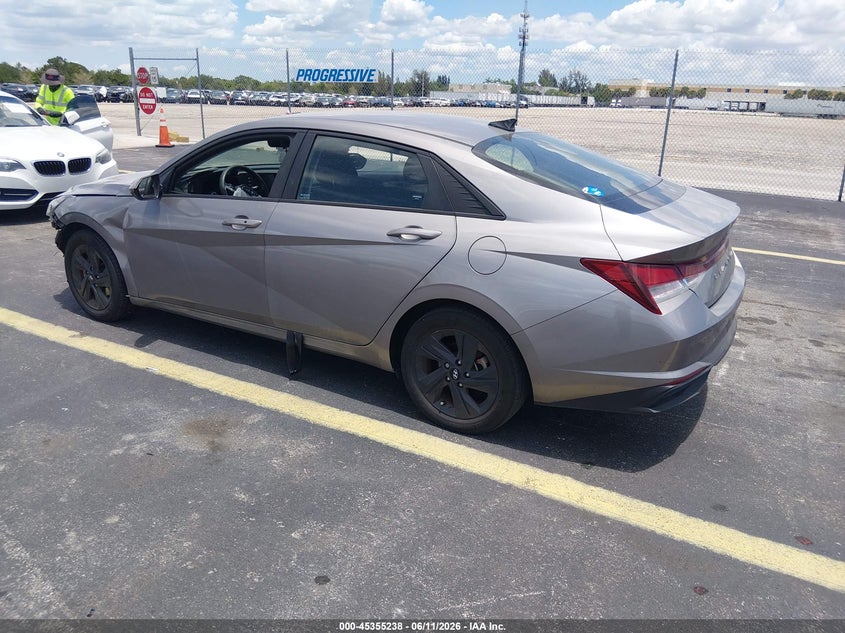 2023 Hyundai Elantra VIN KMHLM4AG3PU628606 IAAI salvage auction — LEFT FRONT, Certificate Of Destruction (Florida), sold $4,000 on 2026-07-30 (photo 3)