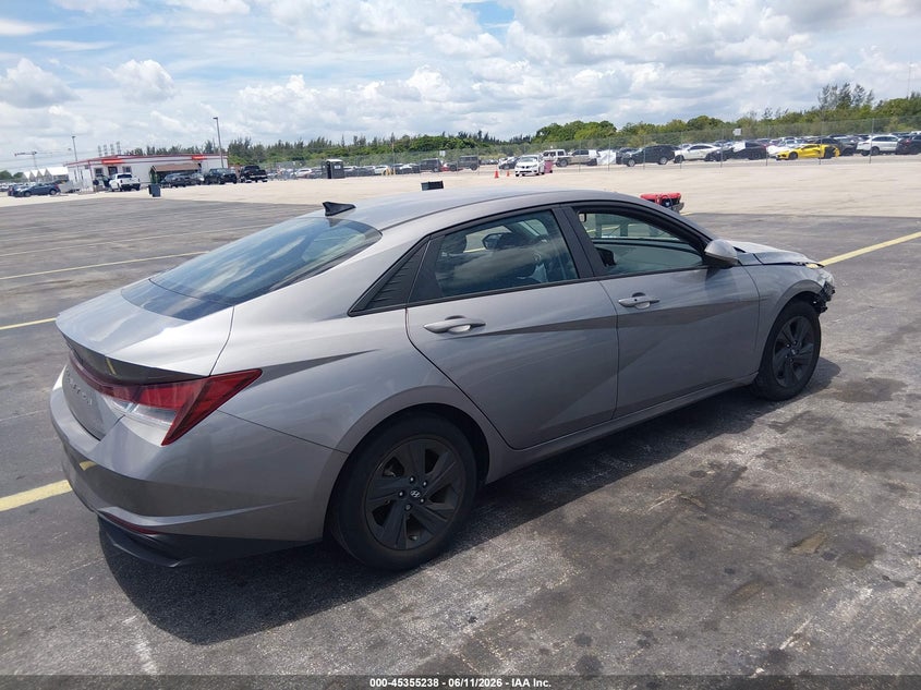 2023 Hyundai Elantra VIN KMHLM4AG3PU628606 IAAI salvage auction — LEFT FRONT, Certificate Of Destruction (Florida), sold $4,000 on 2026-07-30 (photo 4)