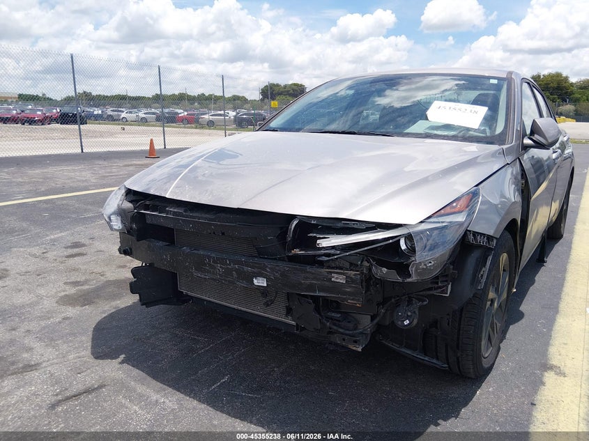 2023 Hyundai Elantra VIN KMHLM4AG3PU628606 IAAI salvage auction — LEFT FRONT, Certificate Of Destruction (Florida), sold $4,000 on 2026-07-30 (photo 6)