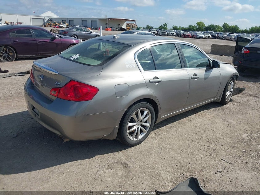 2008 Infiniti G35 VIN JNKBV61E18M218104 IAAI salvage auction — FRONT END, Salvage (Texas), sold $450 on 2026-07-15 (photo 4)