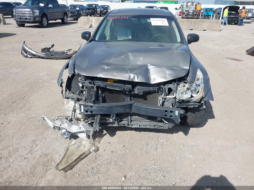 2008 Infiniti G35 VIN JNKBV61E18M218104 IAAI salvage auction — FRONT END, Salvage (Texas), sold $450 on 2026-07-15 (photo 6)