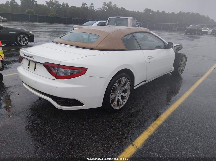 2015 Maserati Granturismo VIN ZAM45VMA5F0146546 IAAI salvage auction — FRONT END, Salvage (South Carolina), sold $3,650 on 2026-07-08 (photo 4)