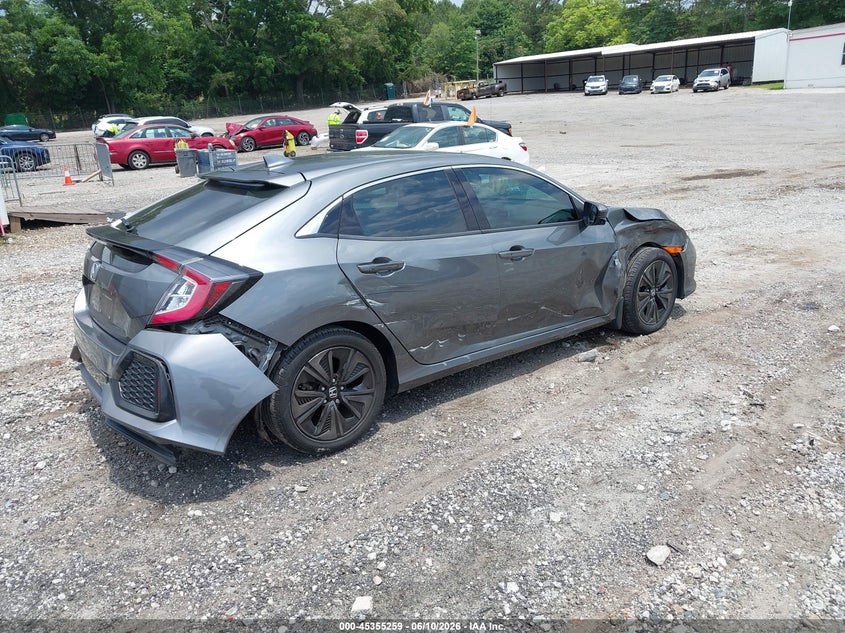 2019 Honda Civic VIN SHHFK7H60KU210543 IAAI salvage auction — SIDE, Salvage (Georgia), sold $5,400 on 2026-07-09 (photo 4)