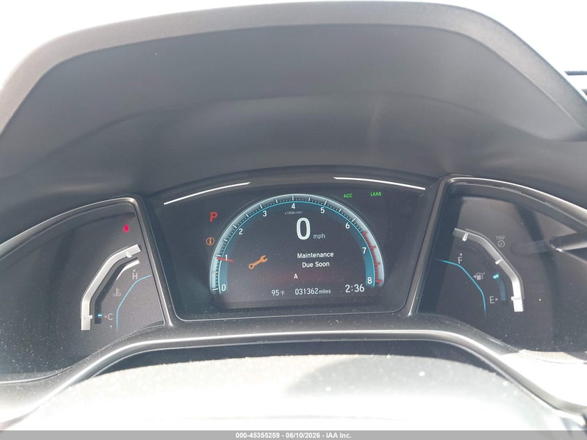 2019 Honda Civic VIN SHHFK7H60KU210543 IAAI salvage auction — SIDE, Salvage (Georgia), sold $5,400 on 2026-07-09 (photo 7)
