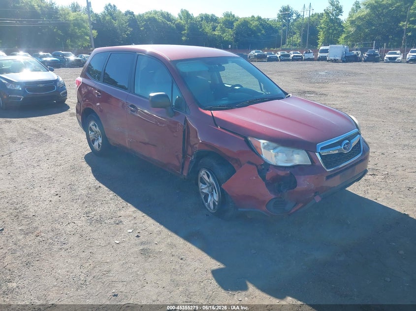 2014 Subaru Forester VIN JF2SJAAC9EH405515 IAAI salvage auction — SIDE, Salvage (Idaho), sold $25 on 2026-07-22 (photo 1)