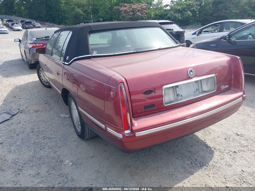 1998 Cadillac Deville VIN 1G6KD54Y7WU751272 IAAI salvage auction — NORMAL WEAR, Clear (Georgia), sold $350 on 2026-07-07 (photo 3)