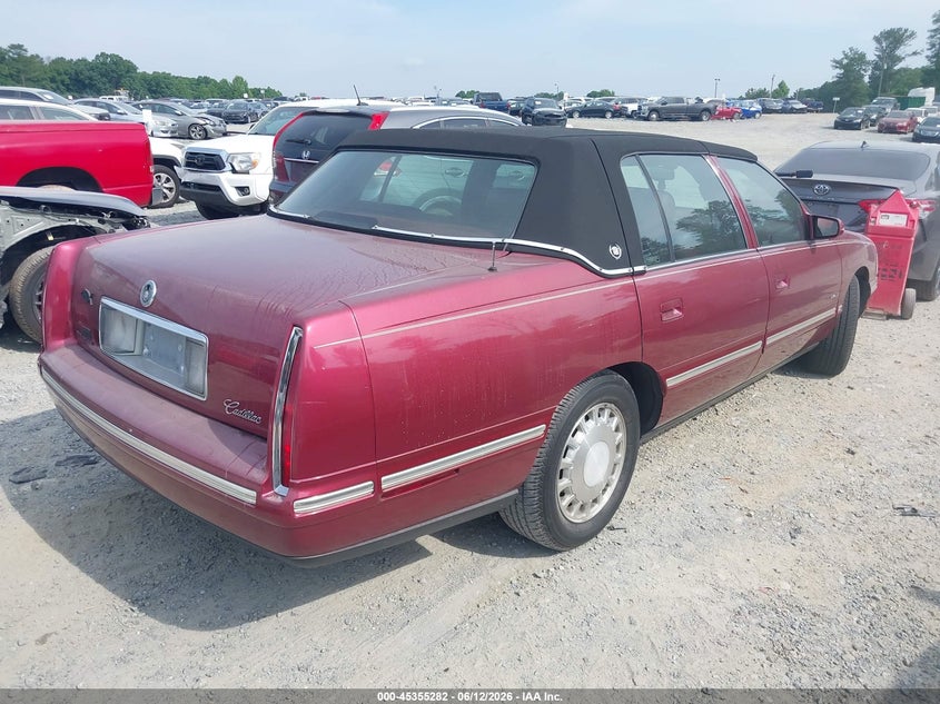 1998 Cadillac Deville VIN 1G6KD54Y7WU751272 IAAI salvage auction — NORMAL WEAR, Clear (Georgia), sold $350 on 2026-07-07 (photo 4)