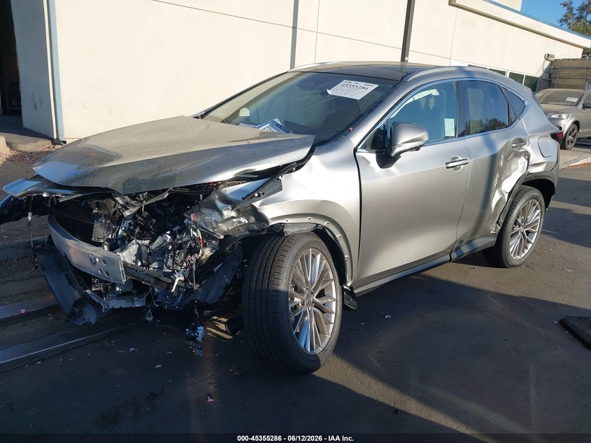 2026 Lexus Nx VIN JTJHKCEZ2T2080882 IAAI salvage auction — FRONT END, Salvage Title, sold $3,550 on 2026-07-24 (photo 2)