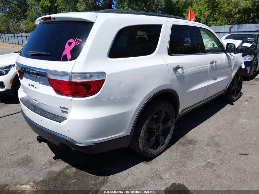 2013 Dodge Durango VIN 1C4RDJDG6DC701106 IAAI salvage auction — FRONT END, Salvage (Utah), sold $450 on 2026-07-09 (photo 4)