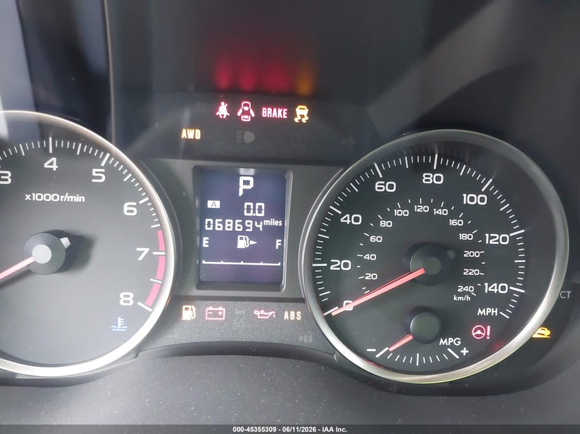 2014 Subaru Xv VIN JF2GPAGC0E8327413 IAAI salvage auction — NORMAL WEAR, Original (Texas), sold $625 on 2026-07-08 (photo 7)