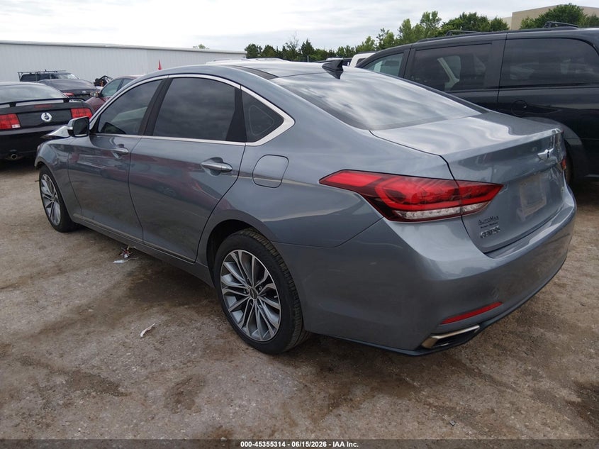 2015 Hyundai Genesis VIN KMHGN4JE1FU015203 IAAI salvage auction — FRONT END, Salvage (Oklahoma), sold $1,400 on 2026-07-05 (photo 3)