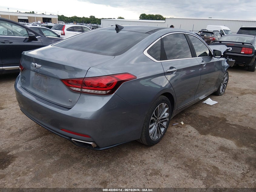 2015 Hyundai Genesis VIN KMHGN4JE1FU015203 IAAI salvage auction — FRONT END, Salvage (Oklahoma), sold $1,400 on 2026-07-05 (photo 4)