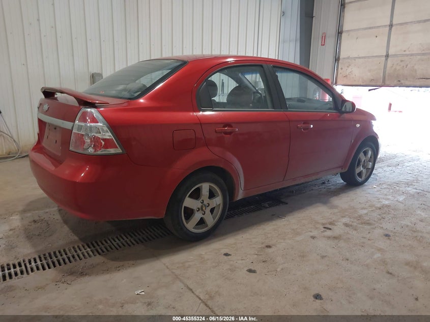 2007 Chevrolet Aveo VIN KL1TG56647B137790 IAAI salvage auction — SIDE, Salvage (Iowa), sold $425 on 2026-07-07 (photo 4)