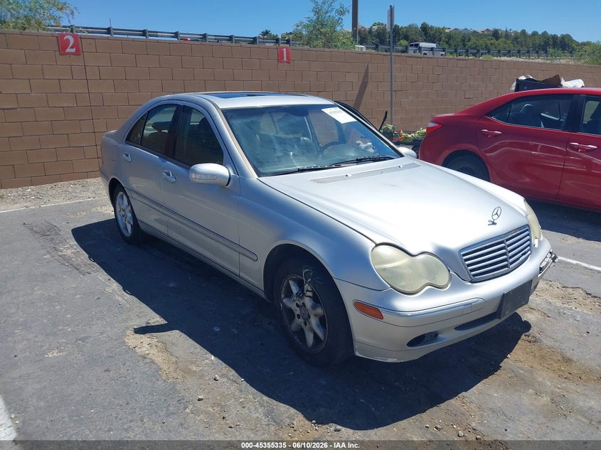 2004 Mercedes-benz C class VIN WDBRF61J94F530341 IAAI salvage auction — LEFT SIDE, Salvage (California), sold $225 on 2026-07-15 (photo 1)