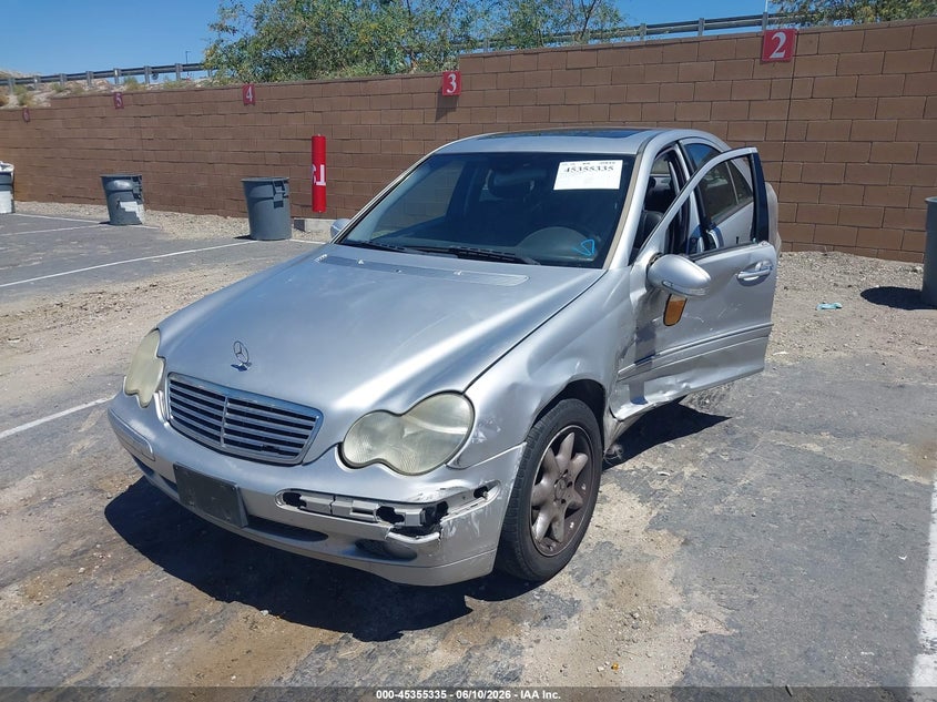 2004 Mercedes-benz C class VIN WDBRF61J94F530341 IAAI salvage auction — LEFT SIDE, Salvage (California), sold $225 on 2026-07-15 (photo 2)