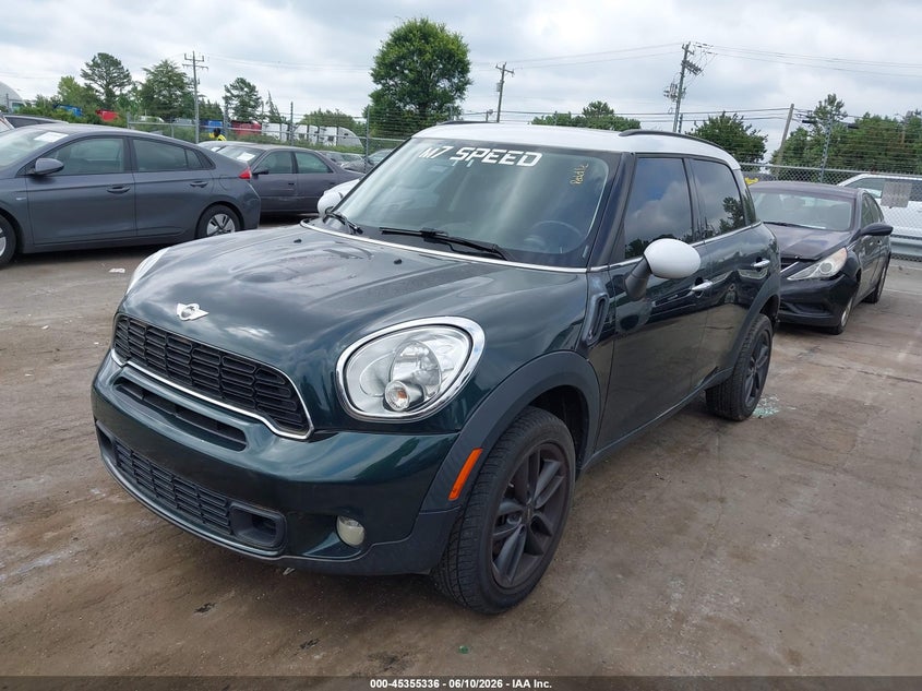 2013 Mini Countryman VIN WMWZC5C54DWP34062 IAAI salvage auction — NORMAL WEAR, Clear-Dealer Only (North Carolina), sold $1,950 on 2026-07-06 (photo 2)