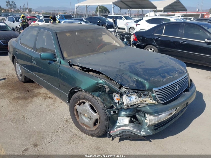 1999 Lexus Ls 400 VIN JT8BH28F3X0149971 IAAI salvage auction — NORMAL WEAR, Salvage (California), sold $300 on 2026-07-08 (photo 1)