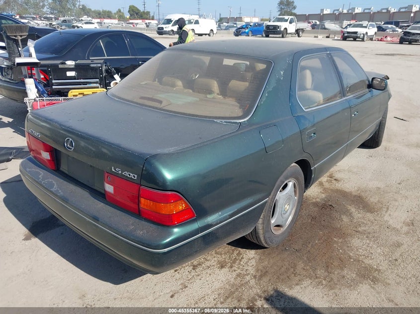 1999 Lexus Ls 400 VIN JT8BH28F3X0149971 IAAI salvage auction — NORMAL WEAR, Salvage (California), sold $300 on 2026-07-08 (photo 4)