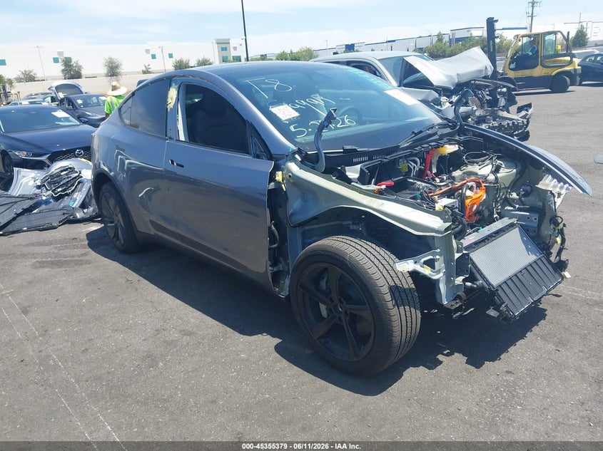 2026 Tesla Model y VIN 7SAYGDED6TF418816 IAAI salvage auction — FRONT END, Salvage Title, sold $19,000 on 2026-07-10 (photo 1)