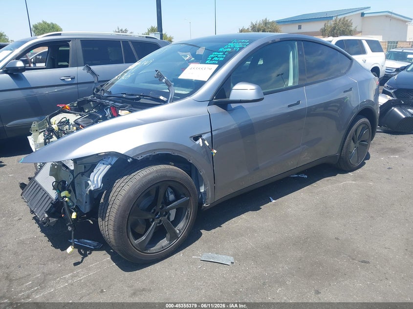 2026 Tesla Model y VIN 7SAYGDED6TF418816 IAAI salvage auction — FRONT END, Salvage Title, sold $19,000 on 2026-07-10 (photo 2)