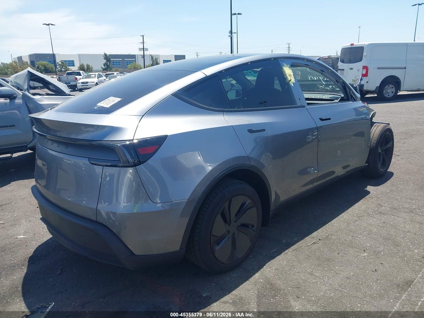 2026 Tesla Model y VIN 7SAYGDED6TF418816 IAAI salvage auction — FRONT END, Salvage Title, sold $19,000 on 2026-07-10 (photo 4)
