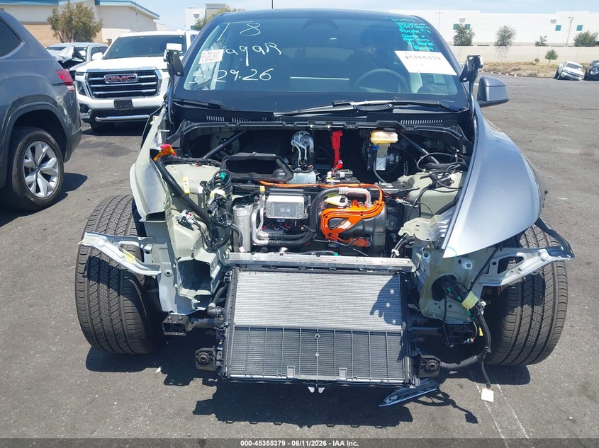 2026 Tesla Model y VIN 7SAYGDED6TF418816 IAAI salvage auction — FRONT END, Salvage Title, sold $19,000 on 2026-07-10 (photo 6)