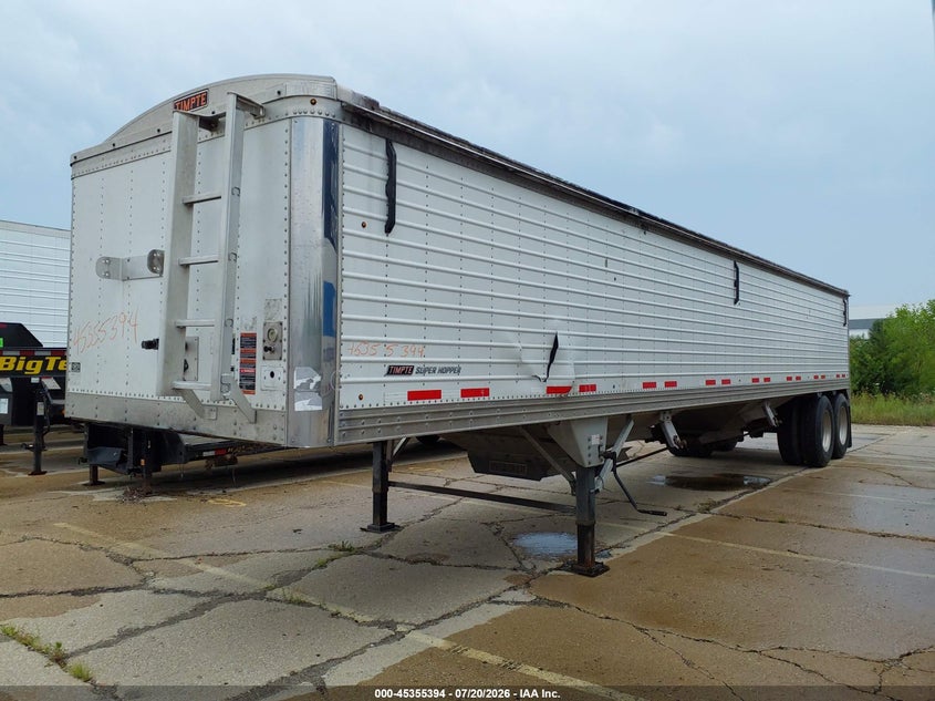 2019 Timpte Grain trailer VIN 1TDH40021KB162753 IAAI salvage auction — SIDE, Wait Title, sold $2,850 on 2026-09-23 (photo 2)