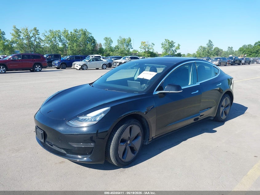 2018 Tesla Model 3 VIN 5YJ3E1EB9JF181987 IAAI salvage auction — RIGHT SIDE, Salvage Title, sold $5,700 on 2026-07-21 (photo 2)