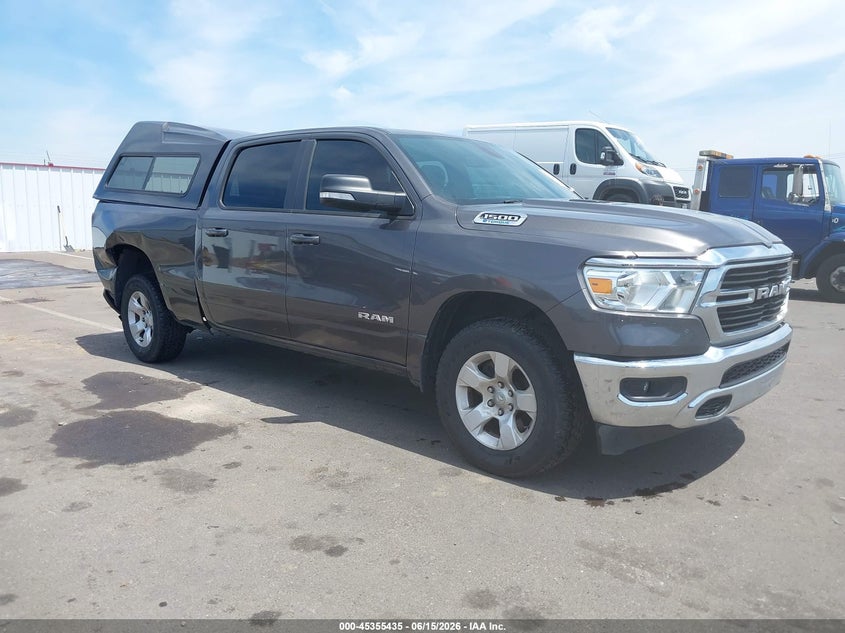 2021 Ram 1500 VIN 1C6RRFMG9MN618506 IAAI salvage auction — REAR END, Salvage (Oregon), sold $7,600 on 2026-08-20 (photo 1)