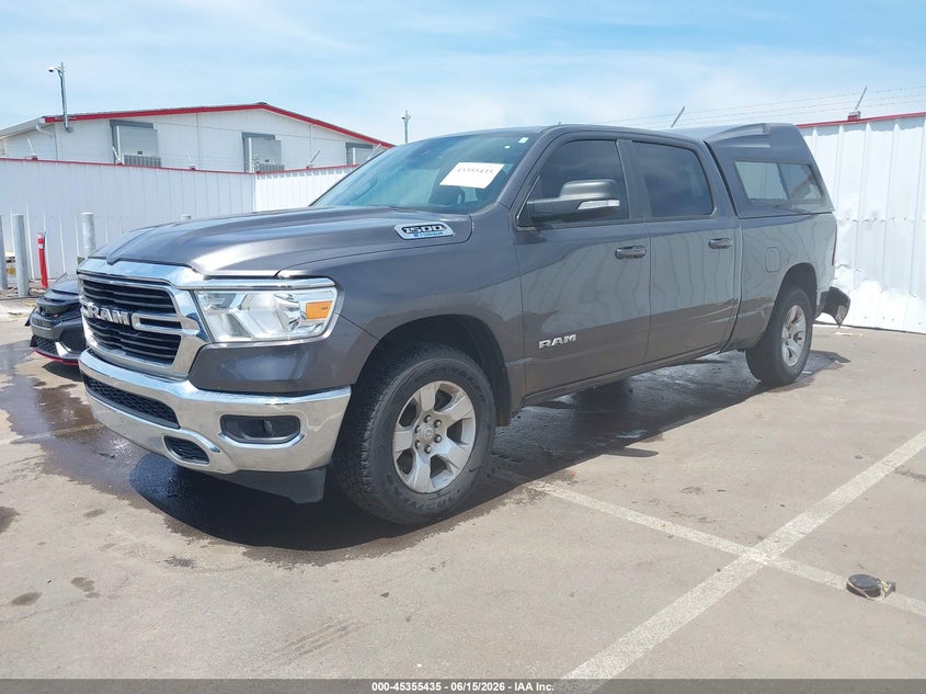 2021 Ram 1500 VIN 1C6RRFMG9MN618506 IAAI salvage auction — REAR END, Salvage (Oregon), sold $7,600 on 2026-08-20 (photo 2)