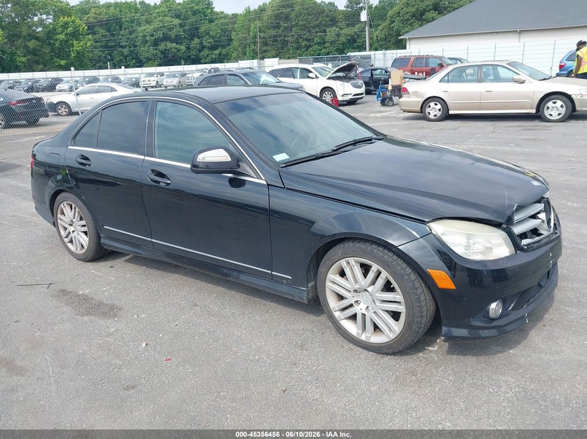 2009 Mercedes-benz C class VIN WDDGF54X09F224032 IAAI salvage auction — FRONT END, Repossession Paperwork (Georgia), sold $350 on 2026-07-15 (photo 1)