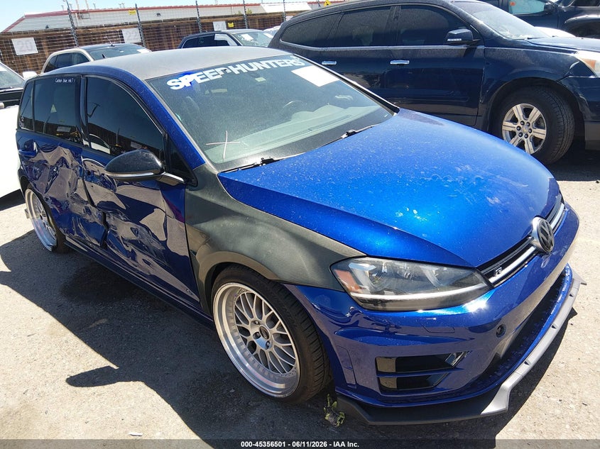2015 Volkswagen Golf r VIN WVWLF7AU0FW191849 IAAI salvage auction — SIDE, Salvage (Colorado), sold $8,400 on 2026-07-31 (photo 1)