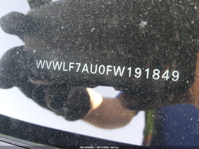 2015 Volkswagen Golf r VIN WVWLF7AU0FW191849 IAAI salvage auction — SIDE, Salvage (Colorado), sold $8,400 on 2026-07-31 (photo 9)
