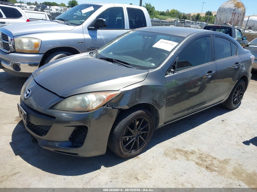 2013 Mazda 3 VIN JM1BL1VP4D1794657 IAAI salvage auction — NORMAL WEAR, Clear - Dealer Only (California), sold $375 on 2026-07-09 (photo 2)