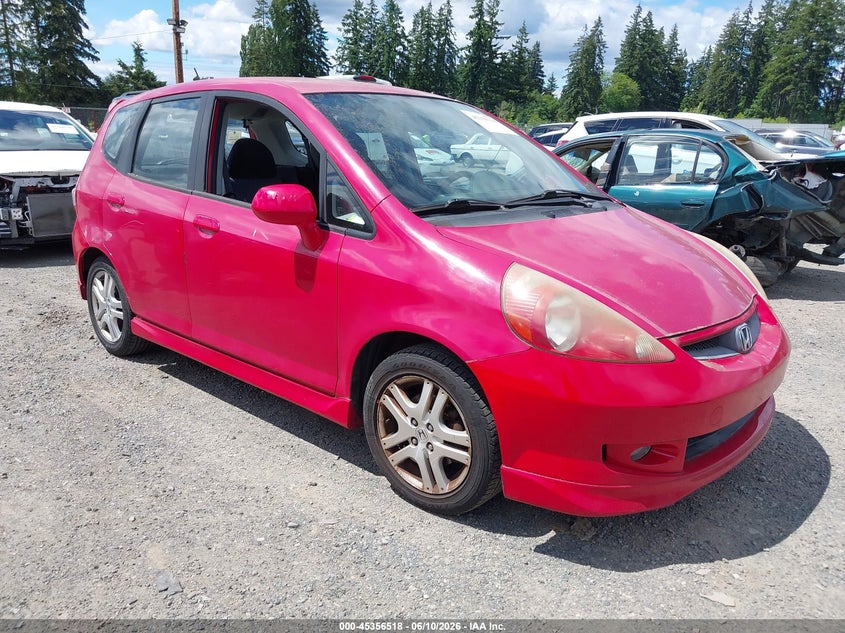 2008 Honda Fit VIN JHMGD38668S051322 IAAI salvage auction — RIGHT SIDE, Clear-Dealer Only (Kentucky), sold $425 on 2026-07-29 (photo 1)