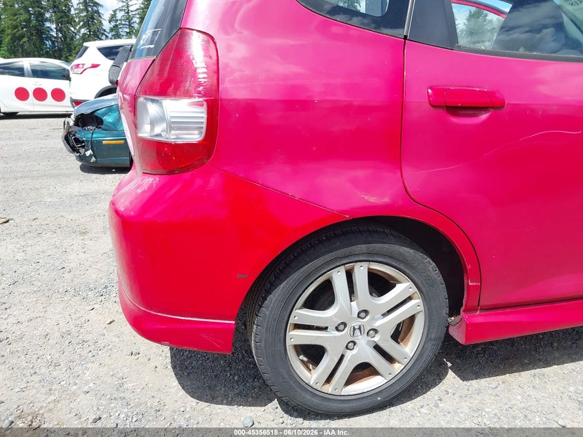 2008 Honda Fit VIN JHMGD38668S051322 IAAI salvage auction — RIGHT SIDE, Clear-Dealer Only (Kentucky), sold $425 on 2026-07-29 (photo 6)