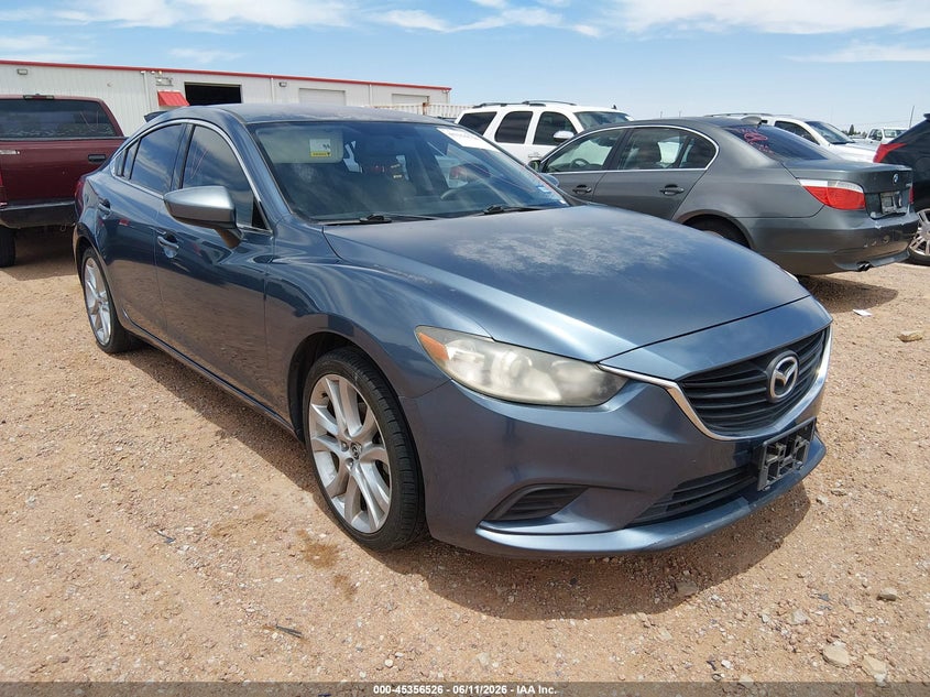 2016 Mazda 6 VIN JM1GJ1V55G1453430 IAAI salvage auction — FRONT END, Original (Texas), sold $2,025 on 2026-07-08 (photo 1)